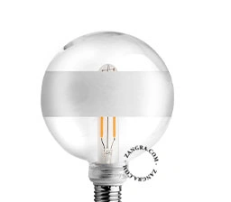E27 dæmpbar glødetråd LED-pære - matteret og klart glas - 2700K - 4W