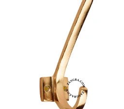 gancio doppio placcato in ottone Constance