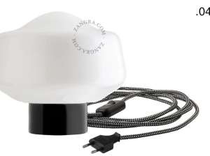 tafel- of wandlamp in porselein - Ø 10 cm