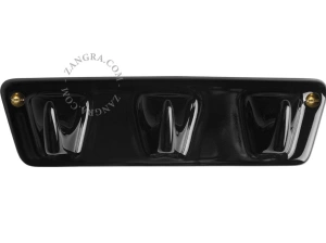 black porcelain hook
