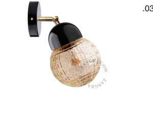 lampa porcelana ze szklanym kloszem