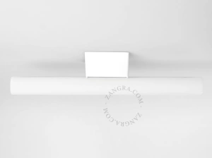 applique ou plafonnier S14d blanc - 30 cm