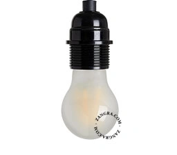 E27 black bakelite lamp holder