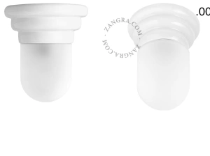 white porcelain Art Deco light Daniel