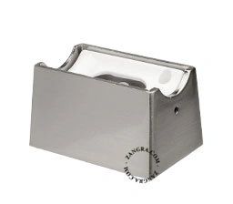 chrome-plated S14d lamp holder for stick bulb