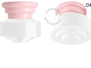 pink porcelain Art Deco light Daniel