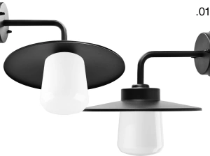 black wall light Eduardo - IP54
