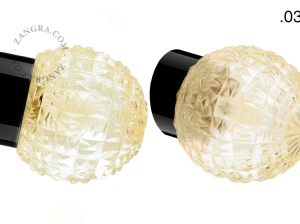 czarna porcelanowa lampa ścienna David - Ø 10 cm