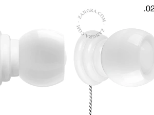 white porcelain Art Deco table or wall light