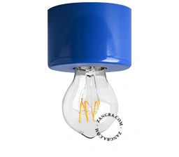 aplique o plafón azul - Ø 8,5 cm