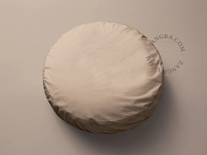 taie d'oreiller camel ronde