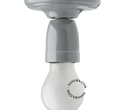 grey Pure Porcelain wall or ceiling light