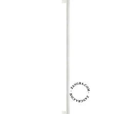 væg- eller loftslampe i hvidt porcelæn S14s – opal stick pære – 100cm