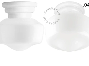 white porcelain Art Deco light Daniel
