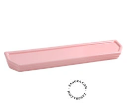 mensola da bagno Beau in porcellana rosa