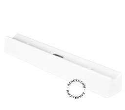 biała  porcelanowa oprawka S14d - 30 cm
