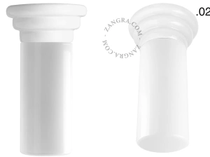 white porcelain Art Deco light Daniel