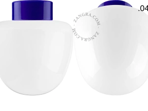 blue porcelain lamp David - Ø 10cm