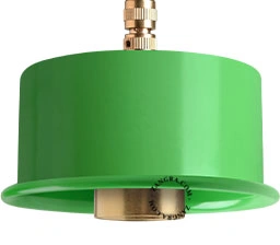 casquilho verde para candeeiro suspenso - Ø 10 cm