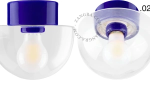 blue porcelain lamp David - Ø 10cm
