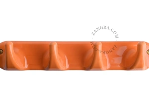 orangefarbener Porzellanhaken(colour-2021: orange)