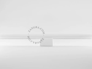lampe S14d en porcelaine blanche - 50 cm