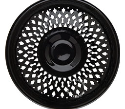czarne naczynie emaliowane - Ø 25 cm