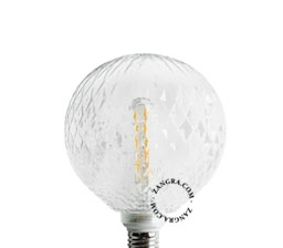 E27 dimbar filament LED ljuskälla - kristall - 2700K - 4W