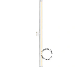 S14d LED stick lampe pære - transparent glas - 50cm