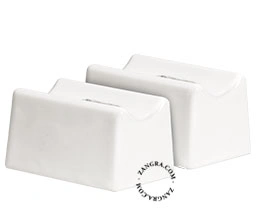 S14s lampeholdere i hvidt porcelæn til stick pære