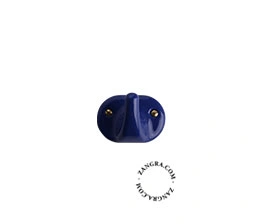 kledinghaak in porselein - blauw 1