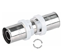 złączka prosta PEX-AL-PEX 16 mm system zaprasowywany, typ U