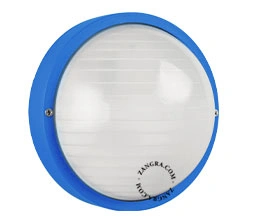blue bulkhead light Daffodil - IP44