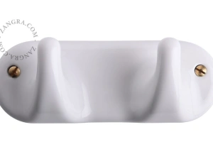 crochet en porcelaine blanche(colour-2021: blanc)