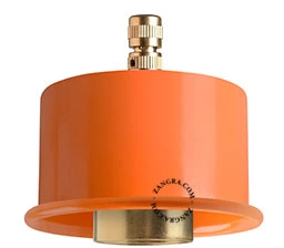 casquilho laranja para candeeiro suspenso - Ø 8,5 cm