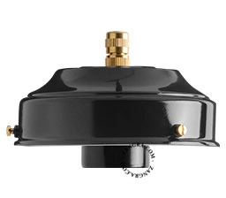 Schwarze Lampenfassung für Pendelleuchte