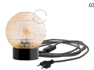 tafel- of wandlamp in porselein - Ø 10 cm