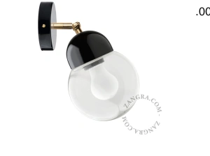 lampa porcelana ze szklanym kloszem