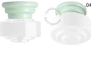 green porcelain Art Deco light Daniel