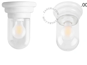white porcelain Art Deco light Daniel