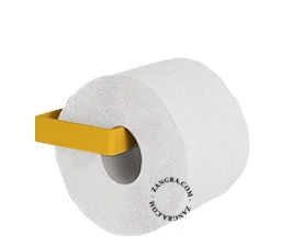 uchwyt na papier toaletowy Abel- żółty