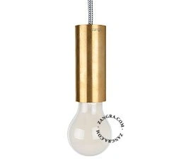 lampada a sospensione in ottone con rosa da soffitto in porcellana