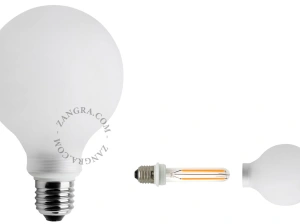 LED filament bulb – frosted glass