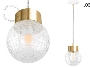 brass pendant light Celestine