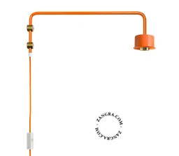 erstatningsbase til Abbie væglampe - orange