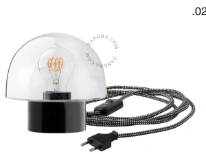tafel- of wandlamp in porselein - Ø 10 cm