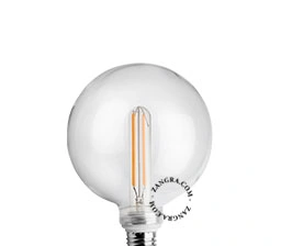 LED filament bulb – clear glass