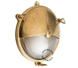udendørs skotlampe i messing - Ø 20cm -  IP64