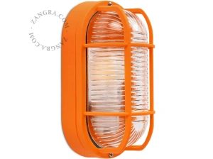 pomarańczowa lampa grodziowa Benji - IP44