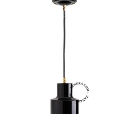 zwarte snoerlamp
